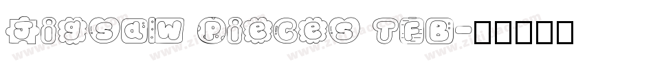 Jigsaw Pieces TFB字体转换